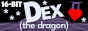dex the dragon button